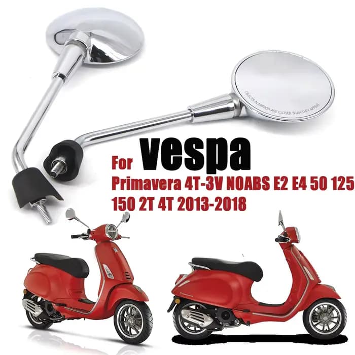 Accessoires de moto pour vespa Primavera 4T-3V E2 E4 50 125 150 2T 4T NOABS 2013-2018 rétroviseurs l