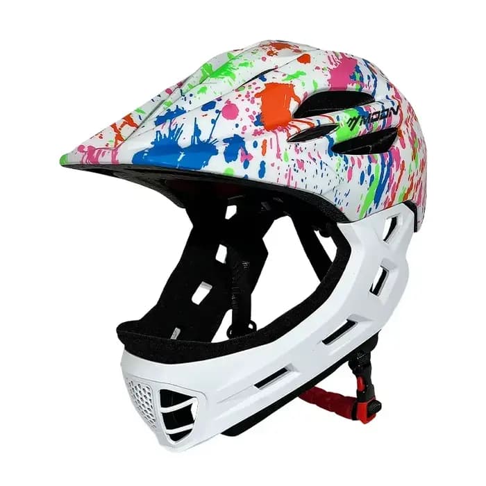 Casque pour jeunes MOON Adventure Series – Protection faciale amovible avec protection contre les ch