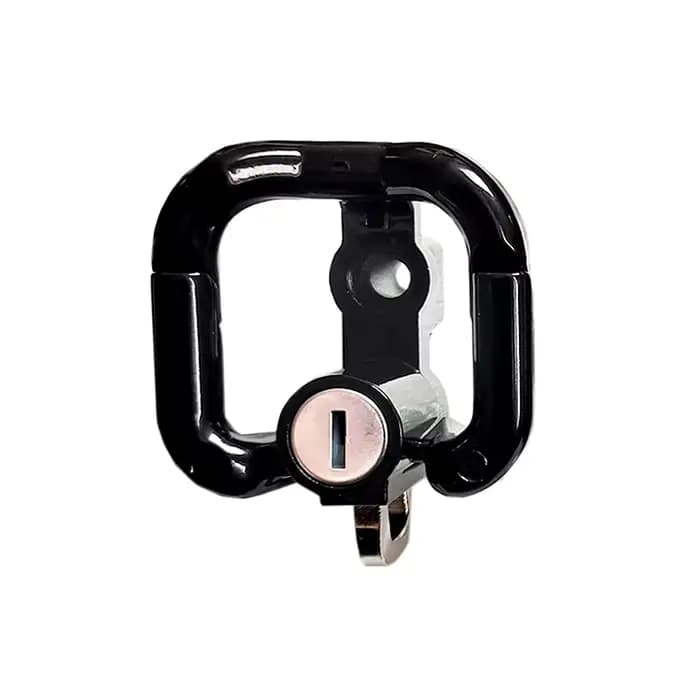 Accessoire essentiel pour moto/vélo : serrure antivol pour casque avec 2 clés, complète avec des out