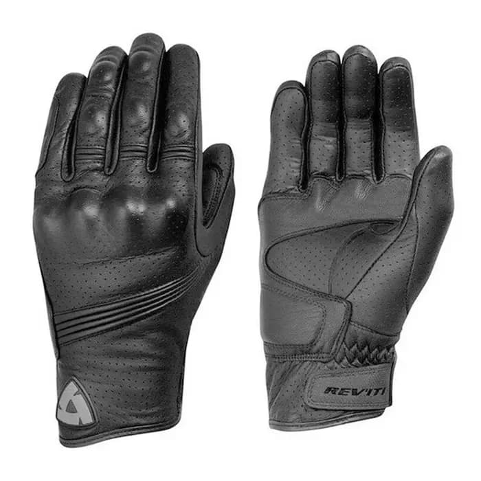 Gants de moto à écran tactile, pour cyclisme, course de moto, en cuir véritable, respirants pour l'é