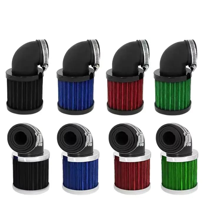 Filtre à air pour moto Cafe Racer 28mm-48mm, à clipser, coudé à 90 degrés, pour moto tout-terrain, o