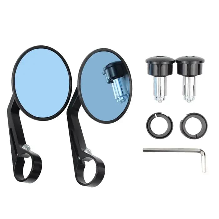 Rétroviseur d'extrémité de barre de moto en aluminium CNC, pour Royal Enfield Super Meteor 650, rétr