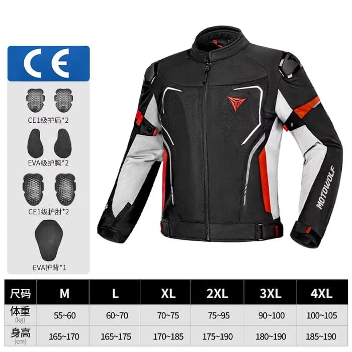 Veste d'été pour moto, combinaison de course, quatre saisons, voyage, Anti-chute, vêtements respiran