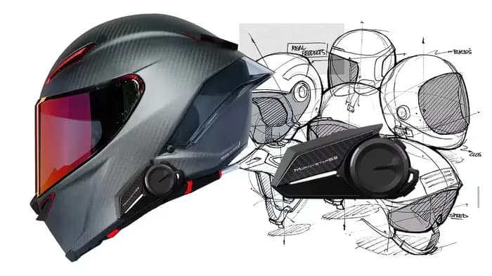Mornystar S8 Interphone moto Bluetooth casque