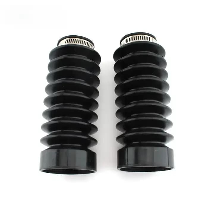 2 protections de fourche avant de moto