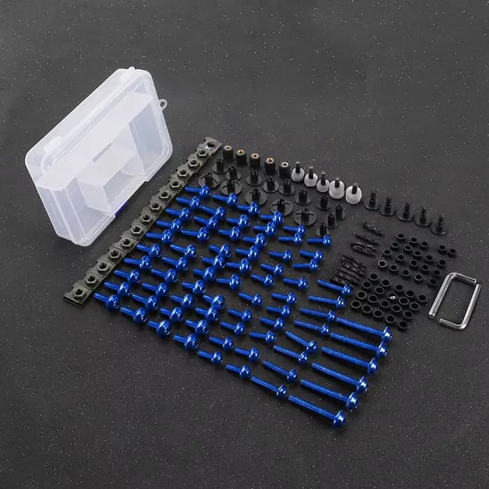 Kit complet de boulons de carénage pour moto