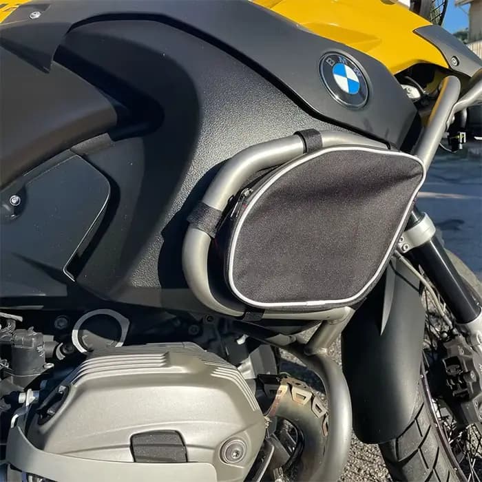 Sac de rangement pour barres de protection de cadre de moto
