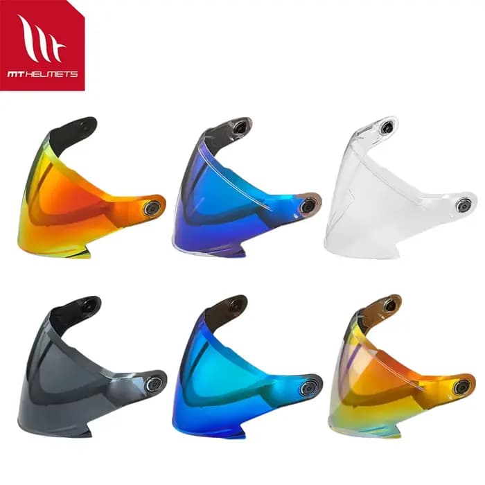 Visière extérieure de casque Mt Cosmo Sv V-37B Thunder 3 Sv Jet V-19 Kre Snake Carbon V-14 Kre