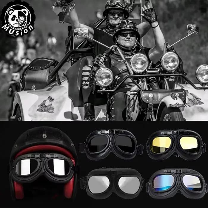 Lunettes de moto vintage