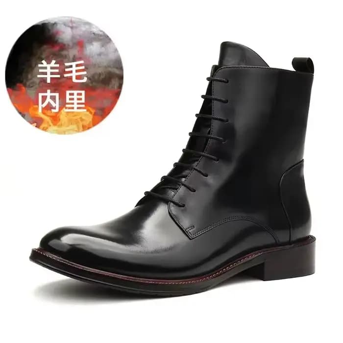 Bottes en cuir pour hommes