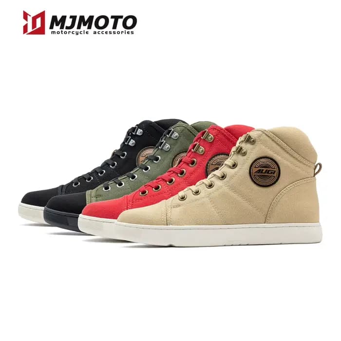 Bottes de Moto en Microcarence pour Homme et Femme