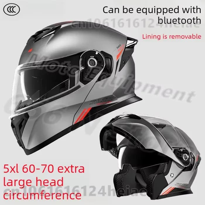 Casque de moto extra large 7XL 60-76cm