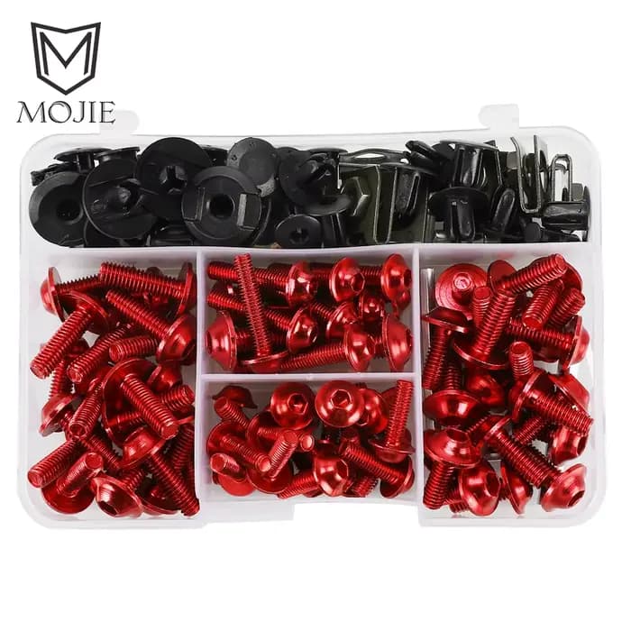 Kit complet de boulons de carénage de moto