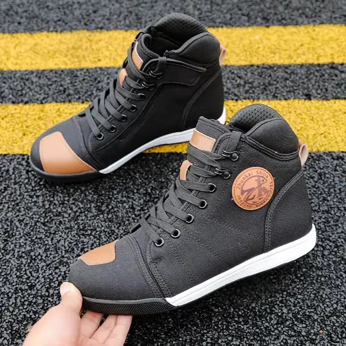 2025 bottes de moto hommes chaussures de motobiker