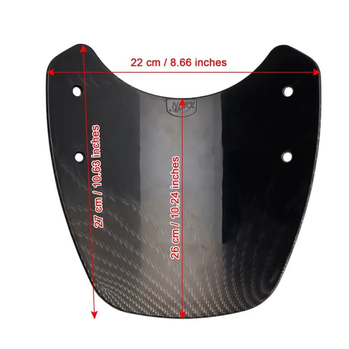 Pare-brise de moto ABS pour Triumph Speed Twin 1200 2019 – 2021