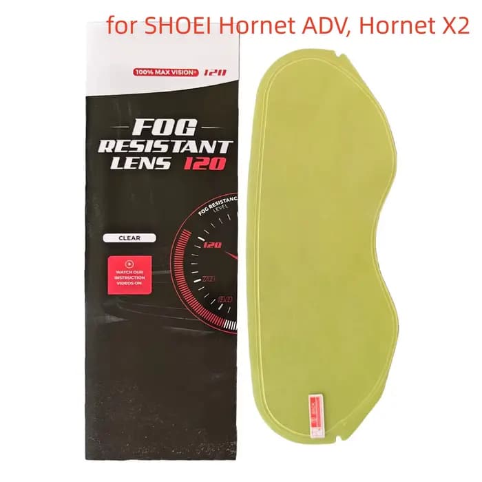 Film anti-buée Hornet pour visière de casque de moto SHOEI Hornet ADV