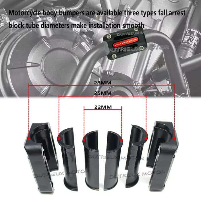 Pour FORZA 125 350 750 accessoires barre de Protection ensemble