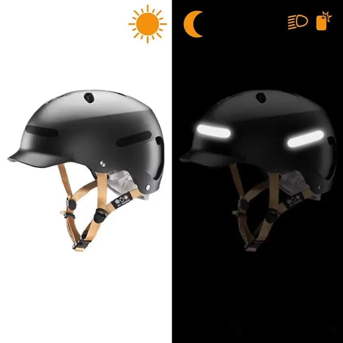 Autocollants réfléchissants noirs invisibles pour casques de moto
