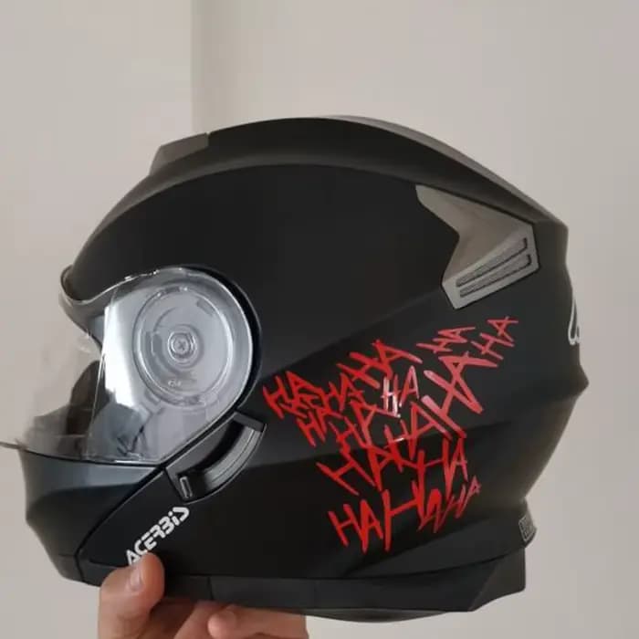 Autocollant drôle pour casque de moto