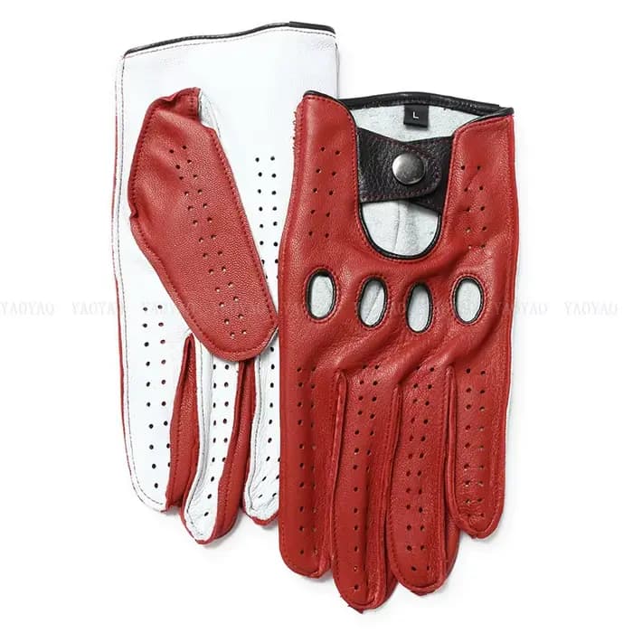 Gants en cuir véritable pour hommes