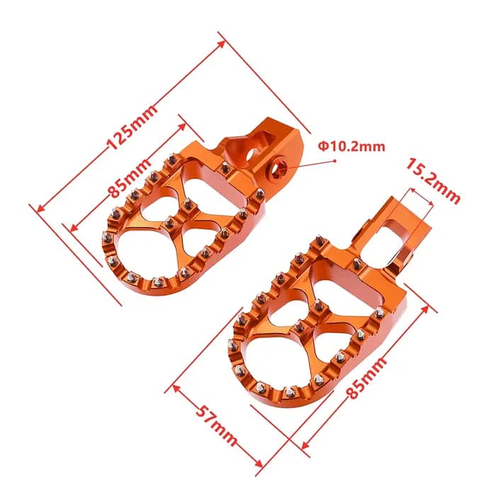 Repose-pieds CNC pour moto KTM EXC EXCF XCW XC XCF SX SXF et Husqvarna TE FE TX FX 2017-2023