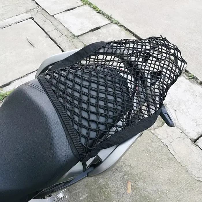 Filet de rangement pour casque de moto