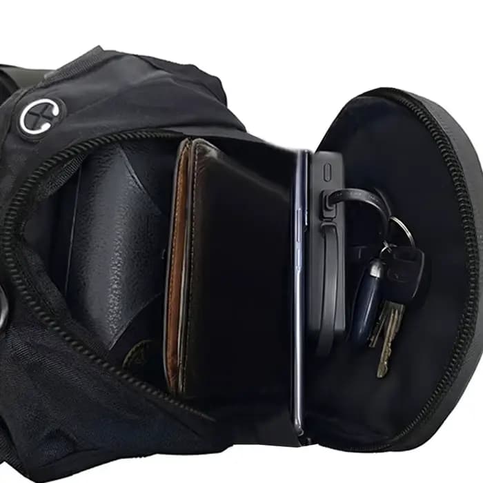 Sacoche de cuisse imperméable pour moto