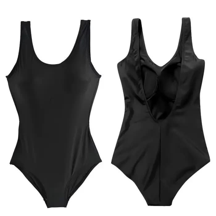 Combinaison de bain femme à séchage rapide, couleur unie, élastique, maillot de bain pour fille, tenue de plage, coupe ajustée, maillot de bain une pièce, été