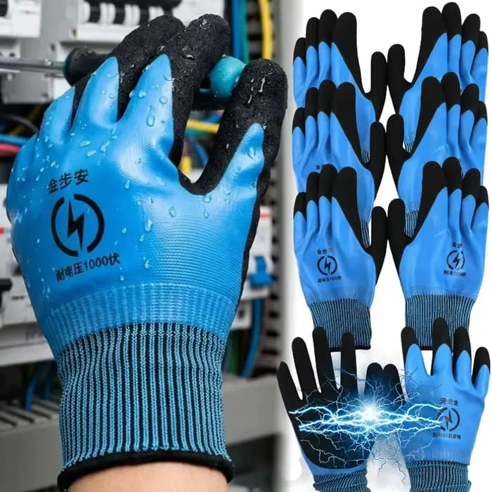 Gants isolés électriquement 1000V 400V