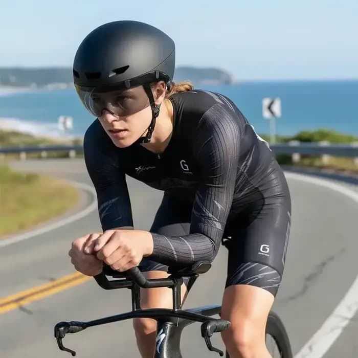 Casque de cyclisme TT pour hommes et femmes avec visière