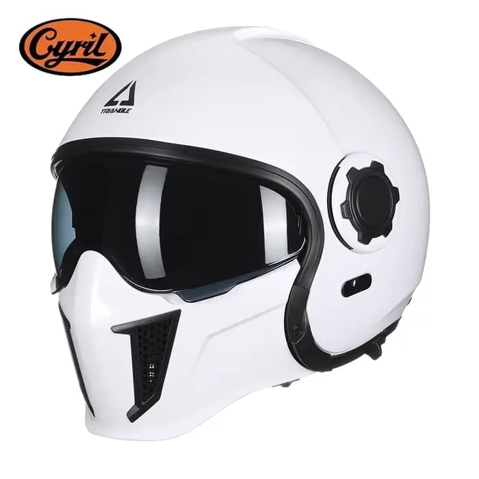 Casques de moto intégraux avec visières rétractables