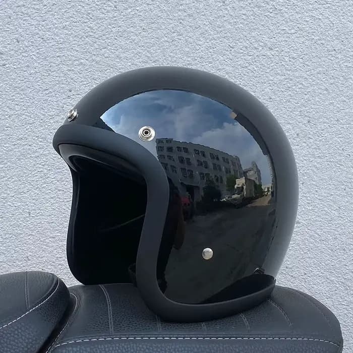 Véritable Vintage TT & COCASCOS mode Moto casque rétro Scooter équitation visage ouvert 3/4 Jet Casco