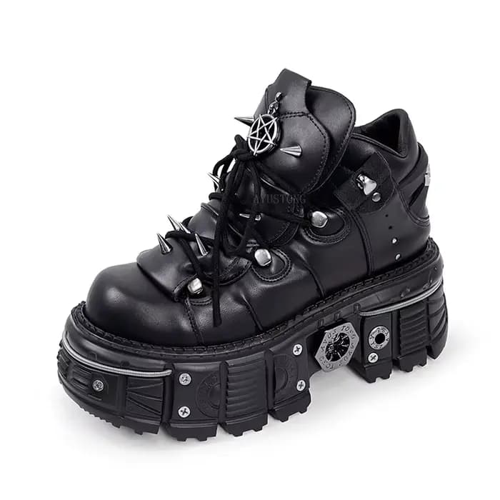 Bottines gothiques rock