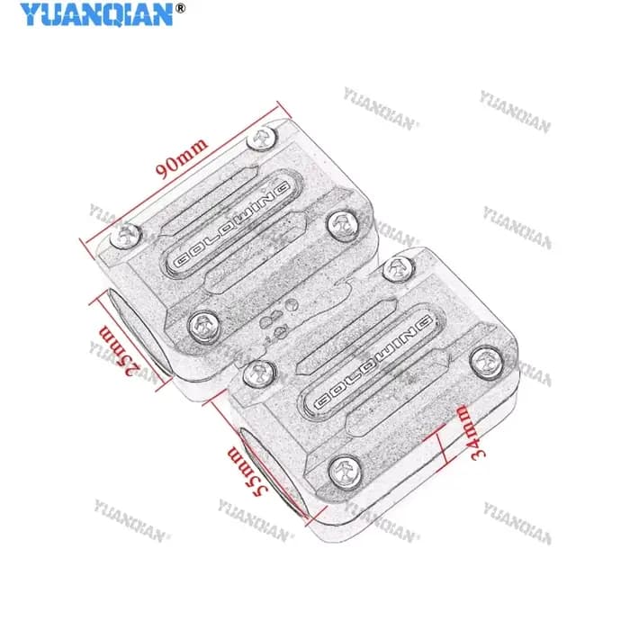 Bloc de protection de moteur de pare-chocs pour moto Honda Rebel 500 Rebel300