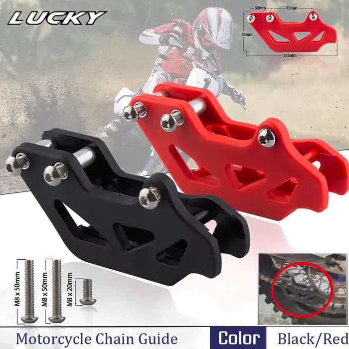 Guide de chaîne de moto Enduro couvre Protection