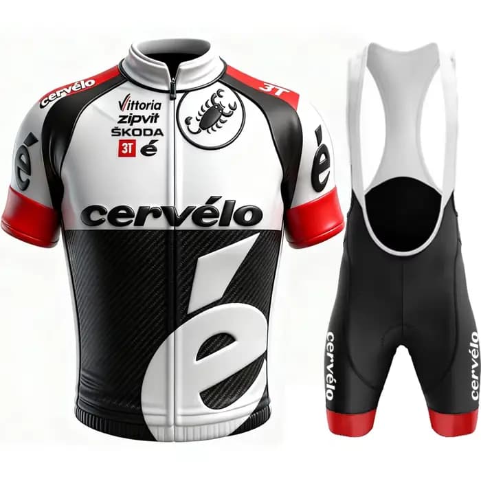 Combinaison de cyclisme pour hommes, maillot de vtt, ensemble short, bavoir, chemisier CERVELO, uniforme de vêtements de vélo de montagne, vêtements d'été pour vélo de route