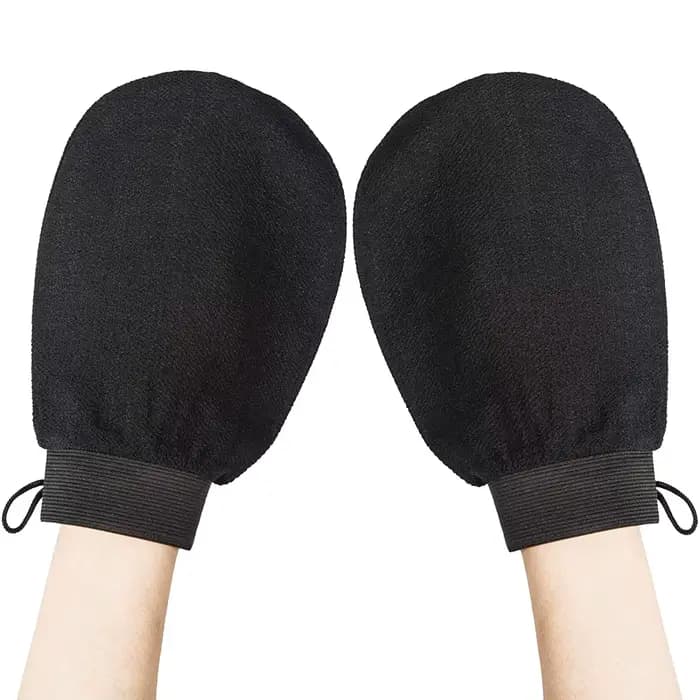 Gants exfoliants pour le dos, 1 pièce, gants de Massage du visage pour la peau morte, durables, multicolores, serviettes de nettoyage en profondeur pour la douche