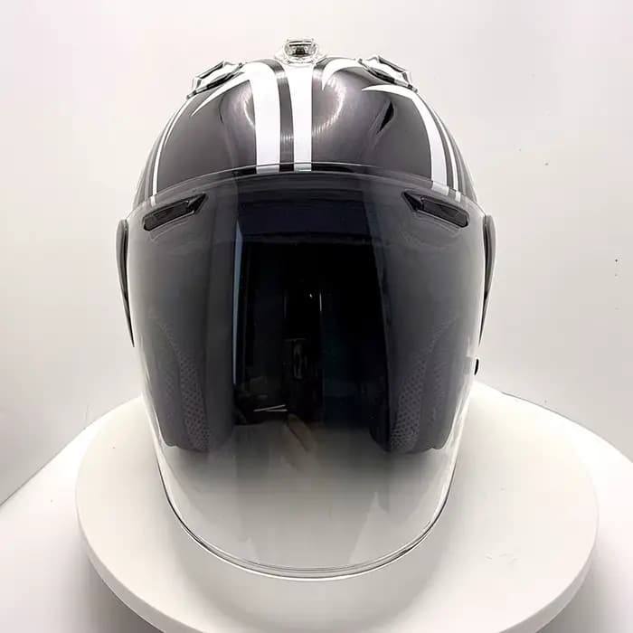 Casque de moto demi-coque neutre 2026 VZ-RAM Golden Kirin Big Eyes pour tout-terrain