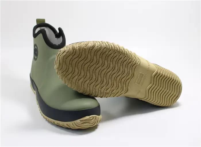 Bottines de pluie imperméables en caoutchouc à enfiler pour hommes, chaussures d'extérieur décontractées pour la pêche, pour étudiants, bottines à plateforme