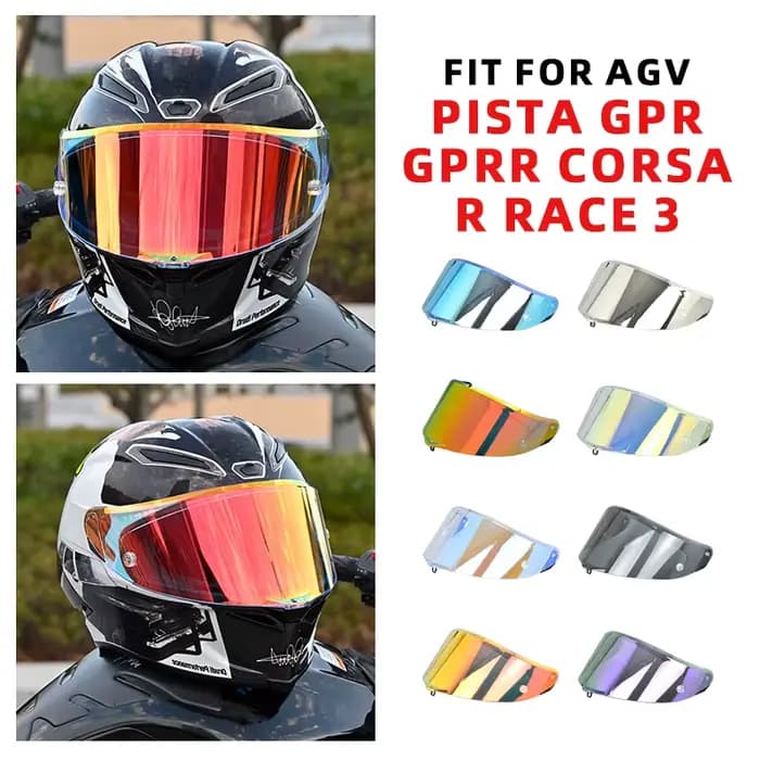 Visière de casque de Moto adaptée pour AGV PISTA GPR GPRR CORSA R RACE 3