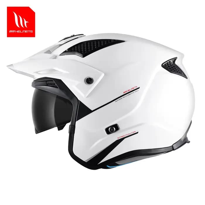 Casque de moto modulaire MT Streetfighter SV casques de motocross solides motos mat/brillant avec coque ABS toutes saisons