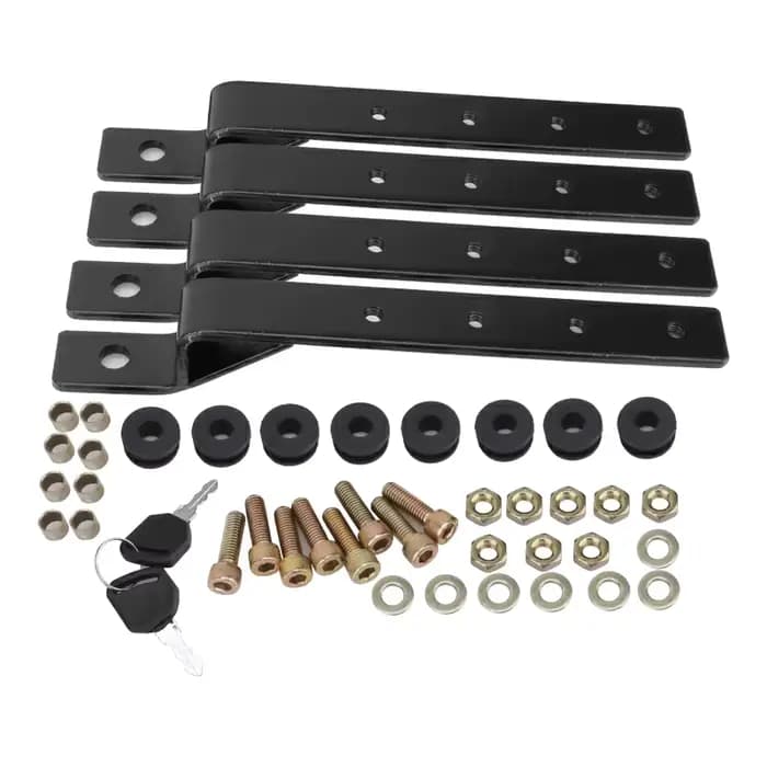 Accessoires de moto étuis latéraux 2 pièces boîte latérale queue bagages sacoche Cargo noir universel pour Harley pour Suzuki pour Honda
