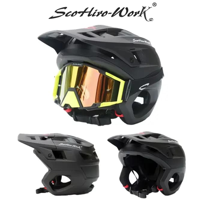 Casque de vélo de montagne demi-visage