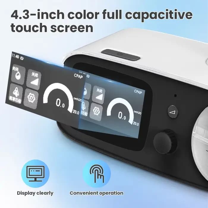 Appareil CPAP portable pour usage domestique, moniteur de respiration électrique pour l'apnée du sommeil, ventilateur APAP pour un meilleur sommeil