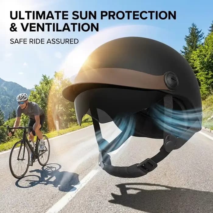 Casque Demi-Coque Vintage Certifié 3C