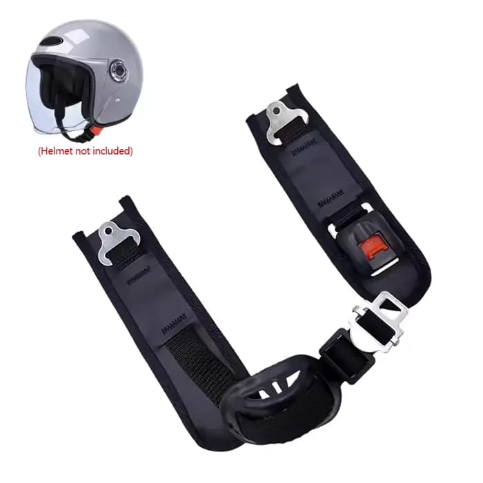 Stabilisateur de mentonnière pour casque de moto