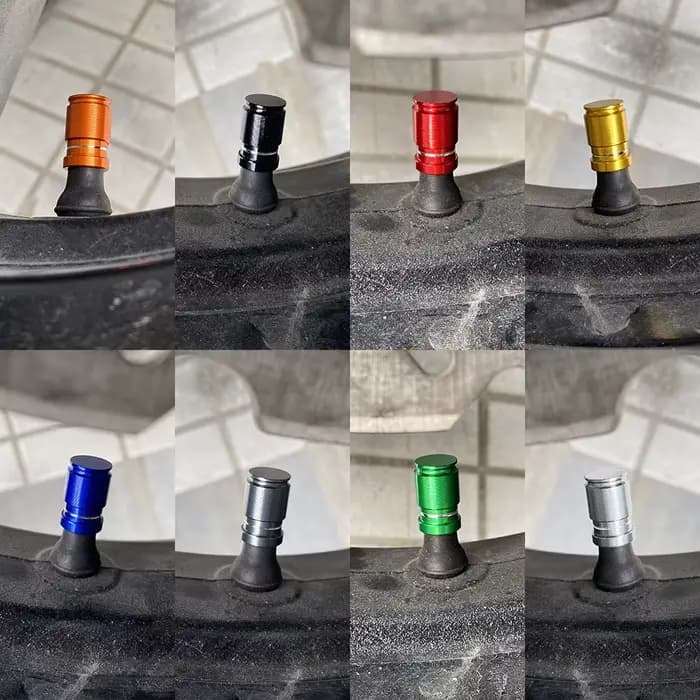 3 pièces pour Piaggio MP3 250 300 500 MP3250 MP3300 MP3500 accessoires de moto Valve de pneu Port d'air tige couvercle bouchon Logo