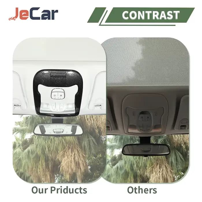 Accessoires d'intérieur de voiture pour Jeep Renegade 2016 up, décoration de volant, équipement de protection, commande centrale, autocollants de couverture ABS