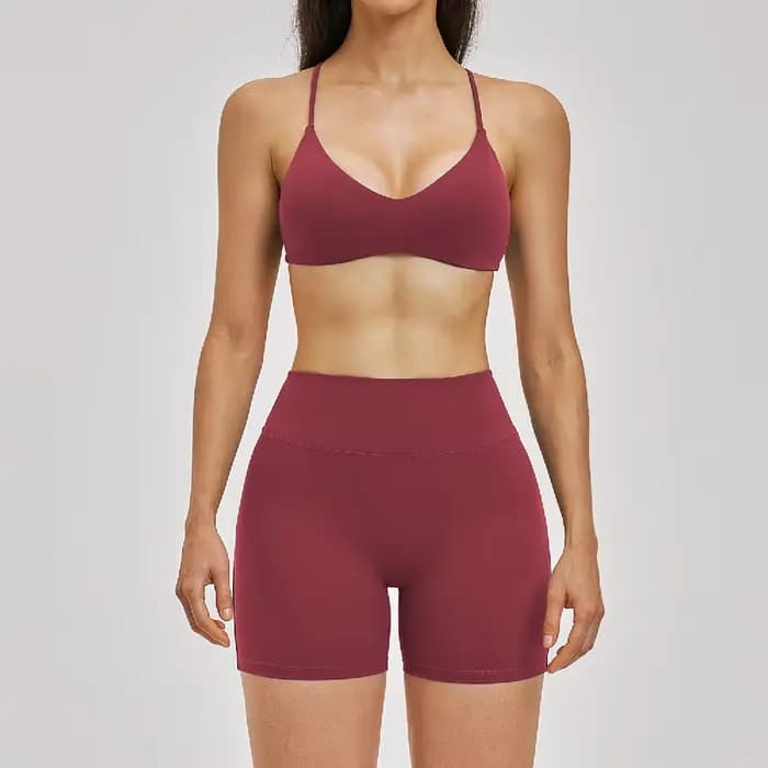 Ensemble de yoga pour femme, survêtement de sport, vêtements de fitness, legging taille haute, tenue d'entraînement athlétique