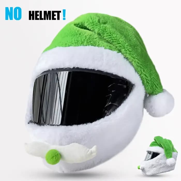 Housse de casque de moto de noël